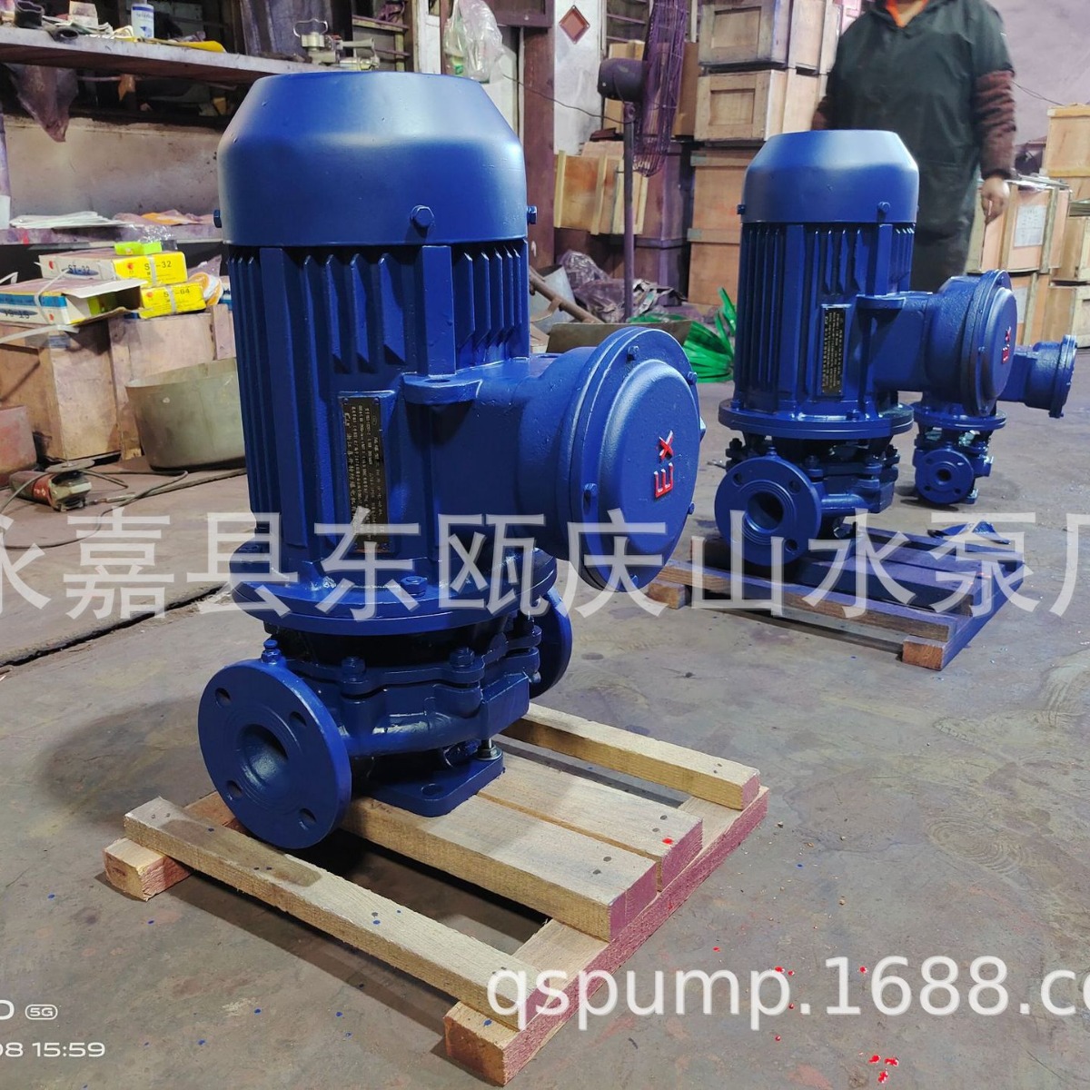 ISGB40-160型防爆管道式离心油泵  防爆管道泵 管道泵