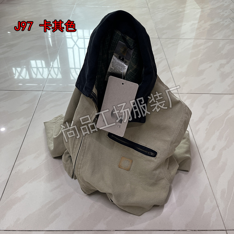 正確版カハT新型J97デロイト重工業水洗いジャケット男性アメリカの定番コートカップル同金