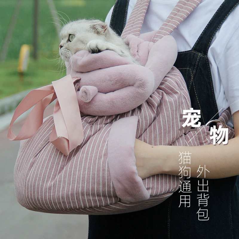 Кошка сумка кошка прогулочная сумка домашнее животное рюкзак плюшевый мишка маленькая собака Дорожная сумка портативный спальный мешок хлопковое гнездо
