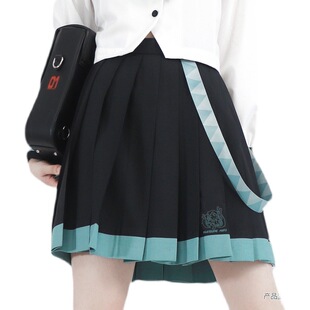 Jk Uniform Suit Pure Color Pleated Skirt Pullover Sweater Sailor Suit Breast Protection Skirt Small Suit Women's Clothing