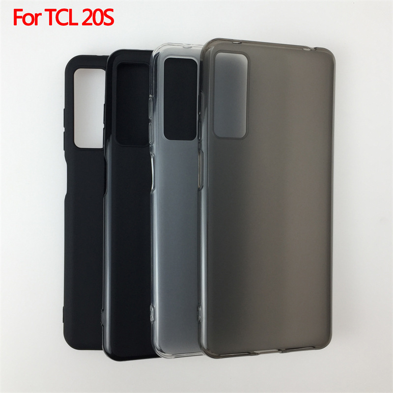 Suitable for TCL 20s mobile phone case protective case matte pudding material TPU