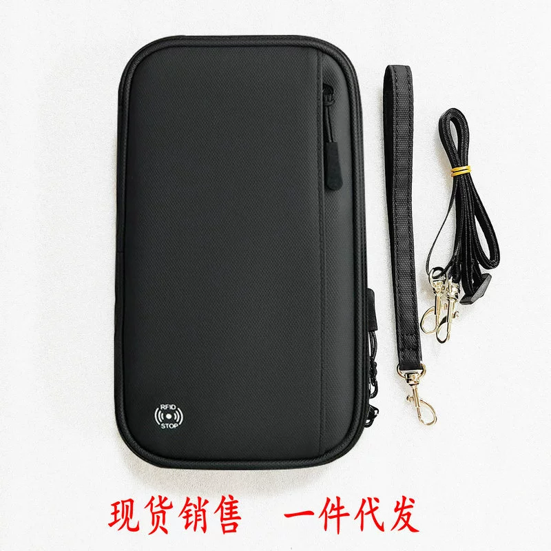 Universal capacious passport bag for traveling, shoulder bag, anti-theft