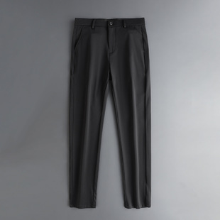 3046 | Large size men's summer new drop feeling Business trousers loose stretch thin versatile leggings casual pants
