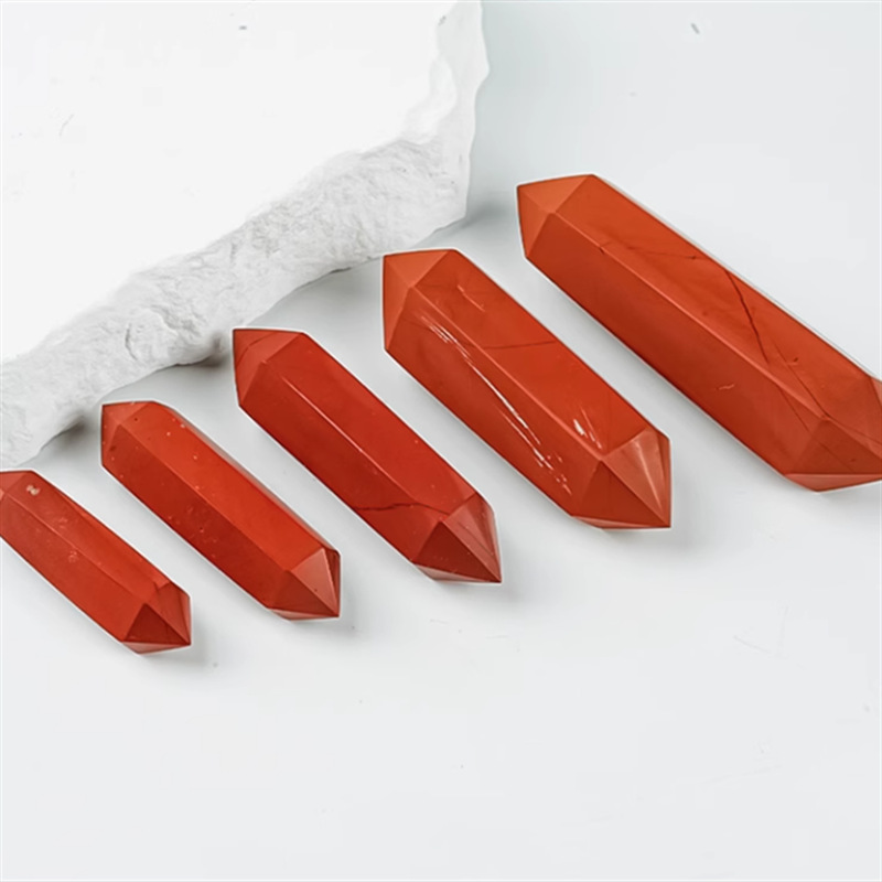 天然紫水晶黒曜石単双尖水晶柱六角柱原石磨き置物ホームリビングオフィス