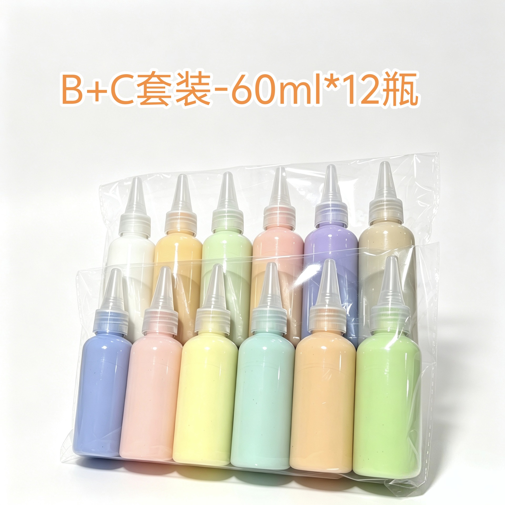 Large Bottled Macaron Acrylic Paint Handmade DIY Painting Cream Glue Graffiti Paint Set Source Facto