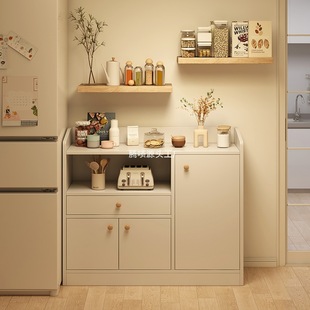 Sideboard Household Tea Cabinet Wall-Mounted Integrated Storage Cabinet Large Capacity Kitchen Cabinet Living Room Storage Cabinet Storage Cabinet