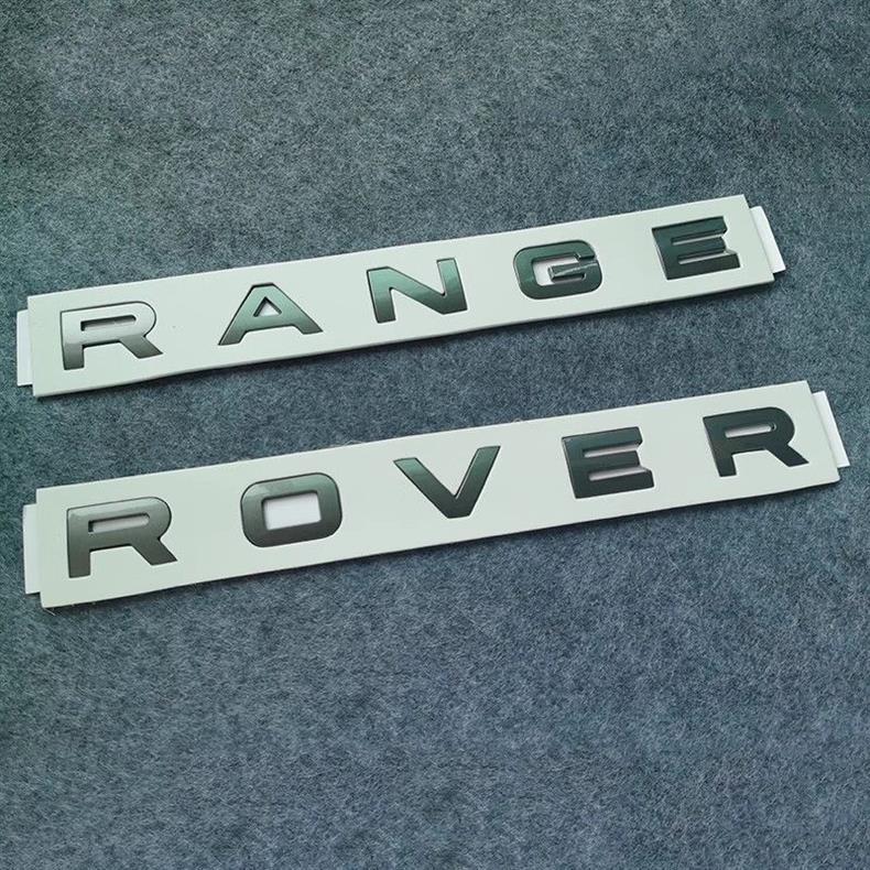 Suitable for Land Rover Range Rover Evoque, Velar, and Range Rover Sport models; includes the SV version lettering and tail emblem for the hood