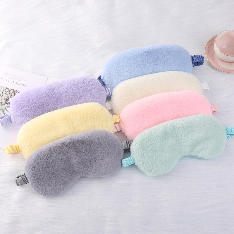遮光睡眠快適肌ウサギ毛アイマスクぬいぐるみアイマスク現物かわいい家アイマスク睡眠専用|undefined