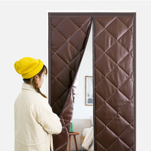 Cotton door curtain winter warm windproof self-absorbing跨境