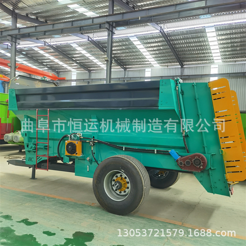 牛羊猪粪农家粪撒粪车果园大棚施肥机 全自动撒粪机