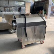 翻炒均匀芝麻翻炒锅 电加热小型薏米滚筒炒货机 50斤核桃仁炒制机