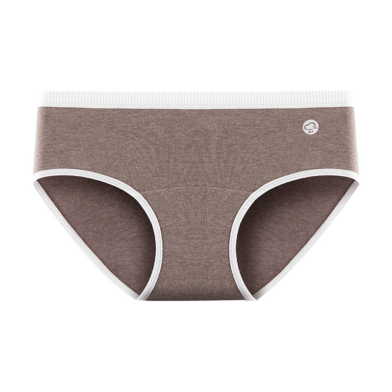 Algodón de grado médico, algodón puro, algodón antibacteriano, entrepierna, triángulo para niñas, algodón para bebés, algodón de clase A, ropa interior para niñas de cintura media de grado médico