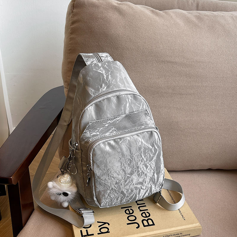 Nuevos productos de cuero suave pu doble uso bolso de pecho de moda de mujer impresión de tendencia nueva mochila china textura mochila pequeña