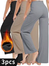 M 68200 Flared Wide Leg High Waist Yoga Pants ΢�������٤��