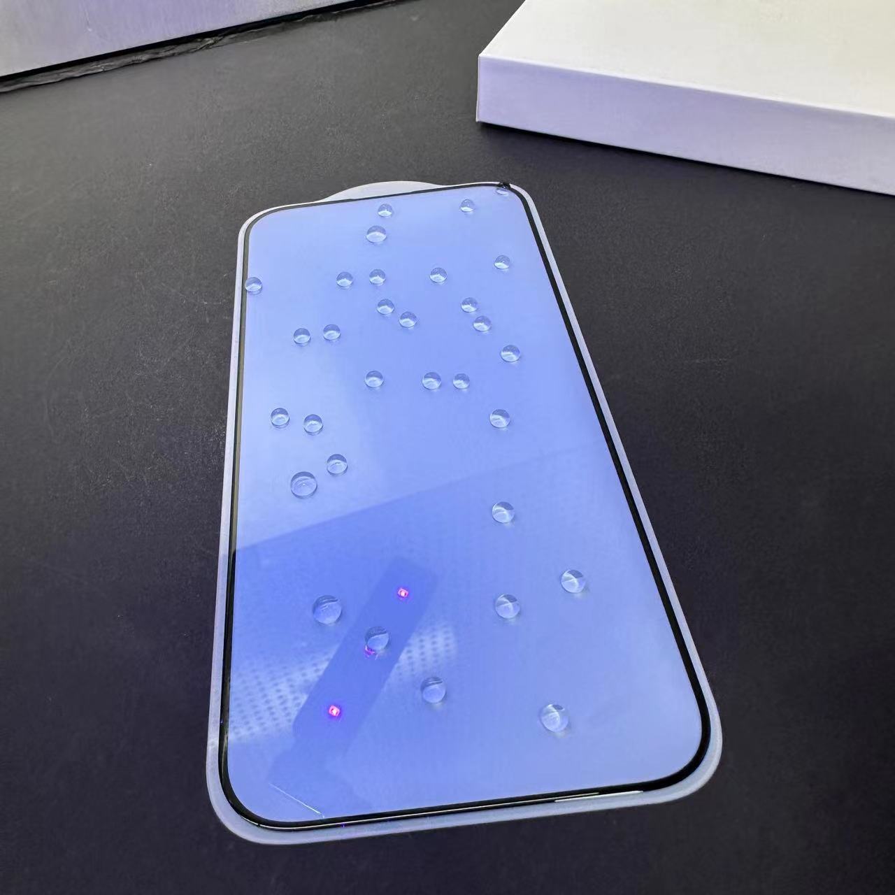 Aplicable a iPhone15 incoloro luz azul protección de los ojos película templada pantalla del teléfono móvil película protectora Apple 15Pro segundo escape