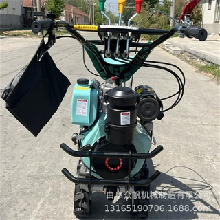新款农用开沟培土汽油柴油葱姜多功能田园管理草莓甘蔗土豆培土机