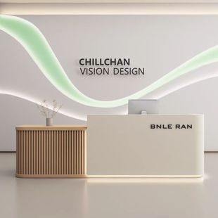 Modern Minimalist Clothing Store Cashier Beauty Salon Bar Company Reception Desk Light Luxury Barber Shop Health Center Front Desk