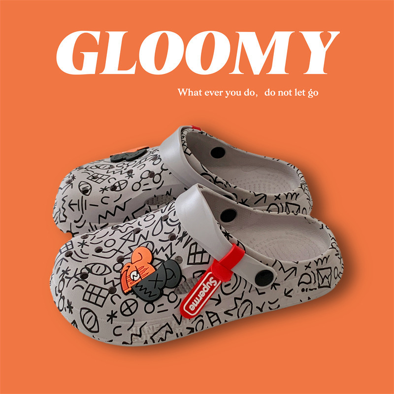 Zapatos transfronterizos para hombres de verano 2025 nuevos zapatillas antideslizantes interiores con base gruesa transpirable