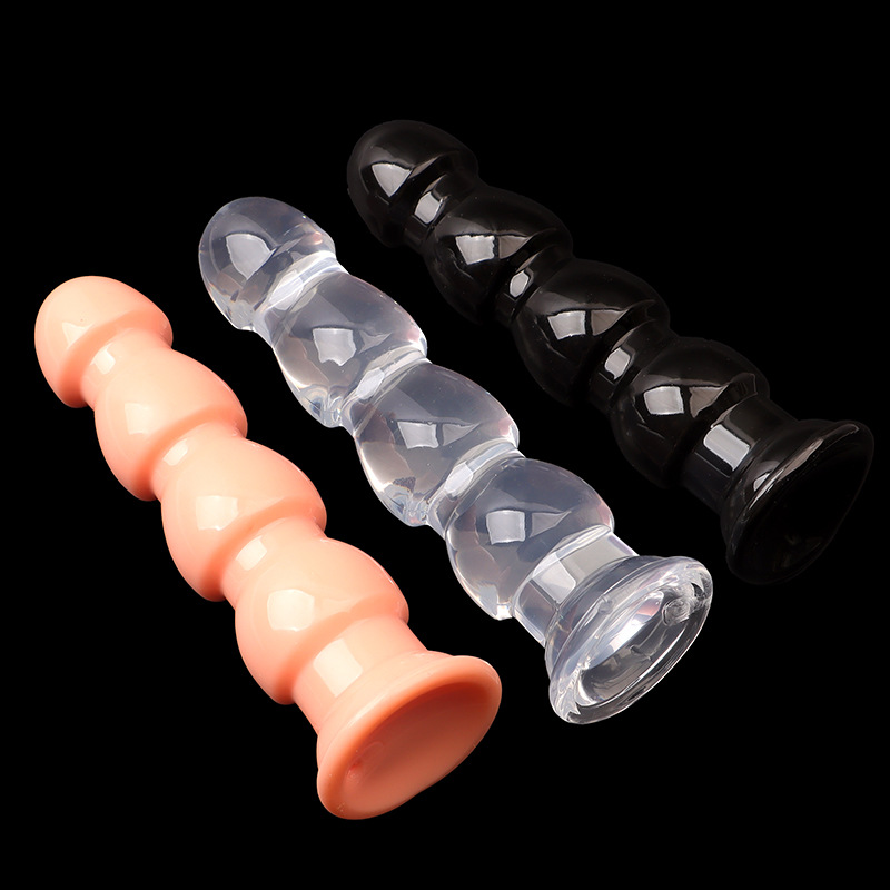 Suction Cup Dildo with Harness-Free Wearable Base, TPE Anal and Vaginal Trainer — detail image 4