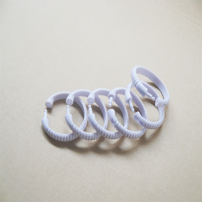 生产供应家用塑料圆形浴帘钩 梨形窗帘挂钩 C形浴帘挂钩