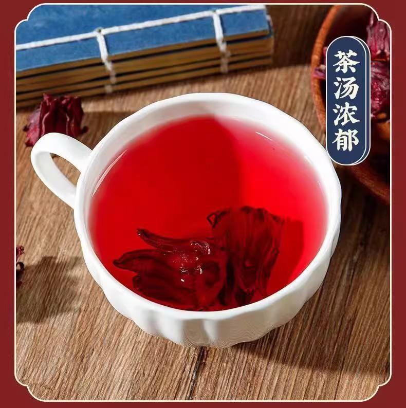 Dried Roselle Hibiscus Tea Luo Shen Hua 500g Natural Sun Dried Herbal Flower for Brewing and Infusions key features