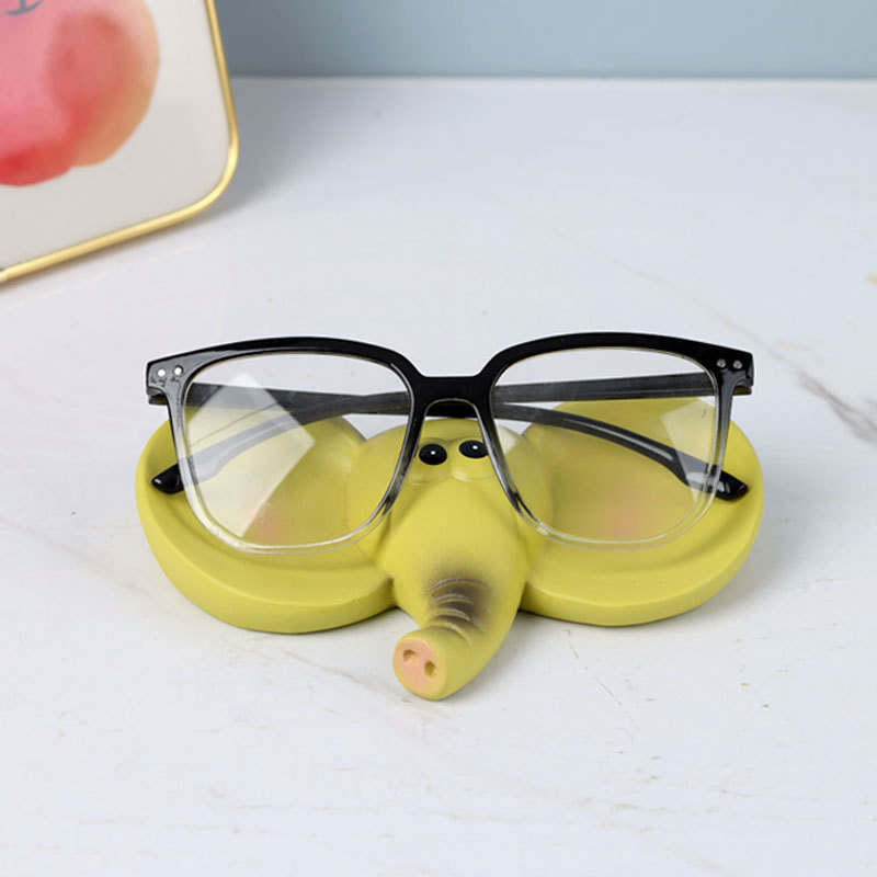 Creative Lucky Elephant Glasses Storage Rack Myopia Sunglasses Display Window Display Rack Home Glasses Display Rack