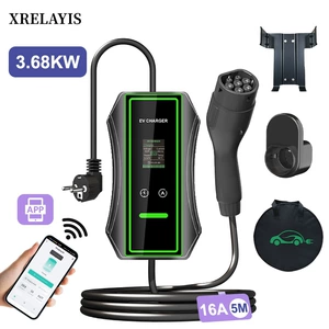 Type2 Doldurma Pili 7Kw Avropa Standartı Tesla Wenjie Portativ Doldurma Tapançası