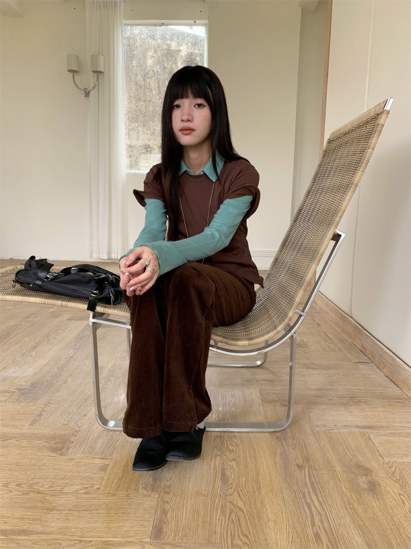 誉一新款2025秋季韩系气质百搭针织衫女简约显瘦长袖上衣女zh691|undefined