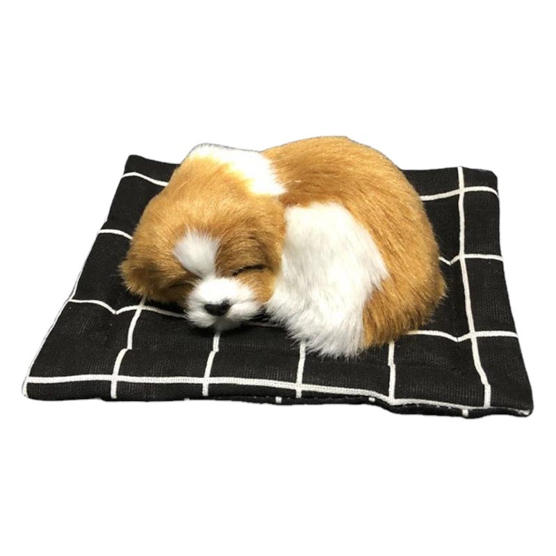 Perro año mascota simulación estera de tela llamará siesta perro regalo juguete regalo decoración del coche fabricante