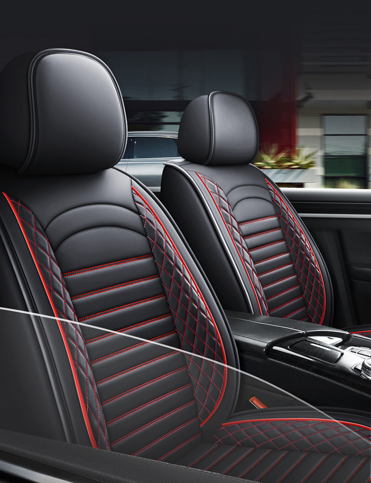 2022 new double arch full leather Four Seasons cushion car seat cushion seat cushion cover factory one-piece delivery export