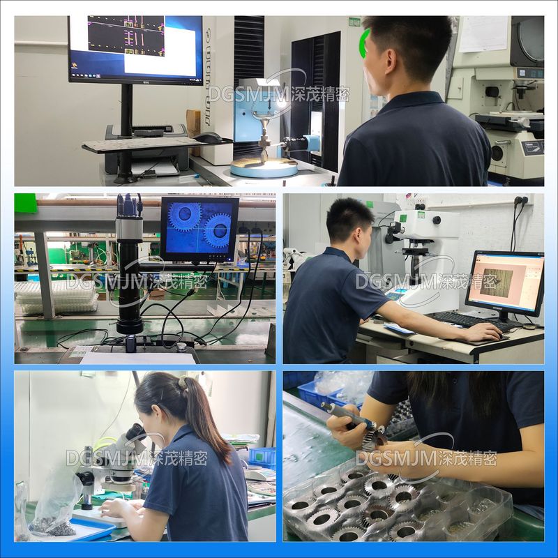 深茂精密ギア加工 0.15-1.5 小モジュールギアシャフト加工 CNC ローレット加工国家標準レベル 6|undefined