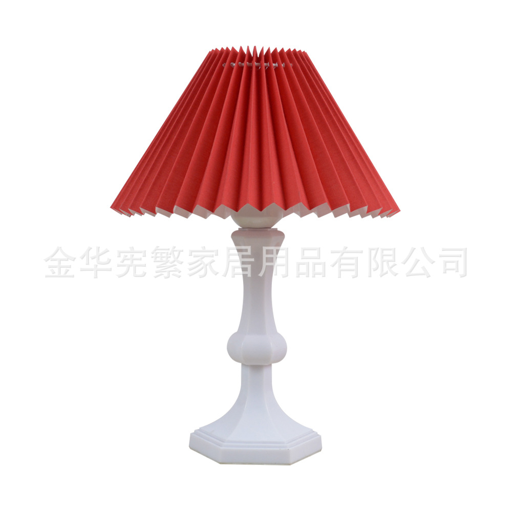 Celebridad de Internet transfronteriza cabecera nórdica ins chica creativa simple plisado acrílico moderno bar hogar dormitorio lámpara de mesa