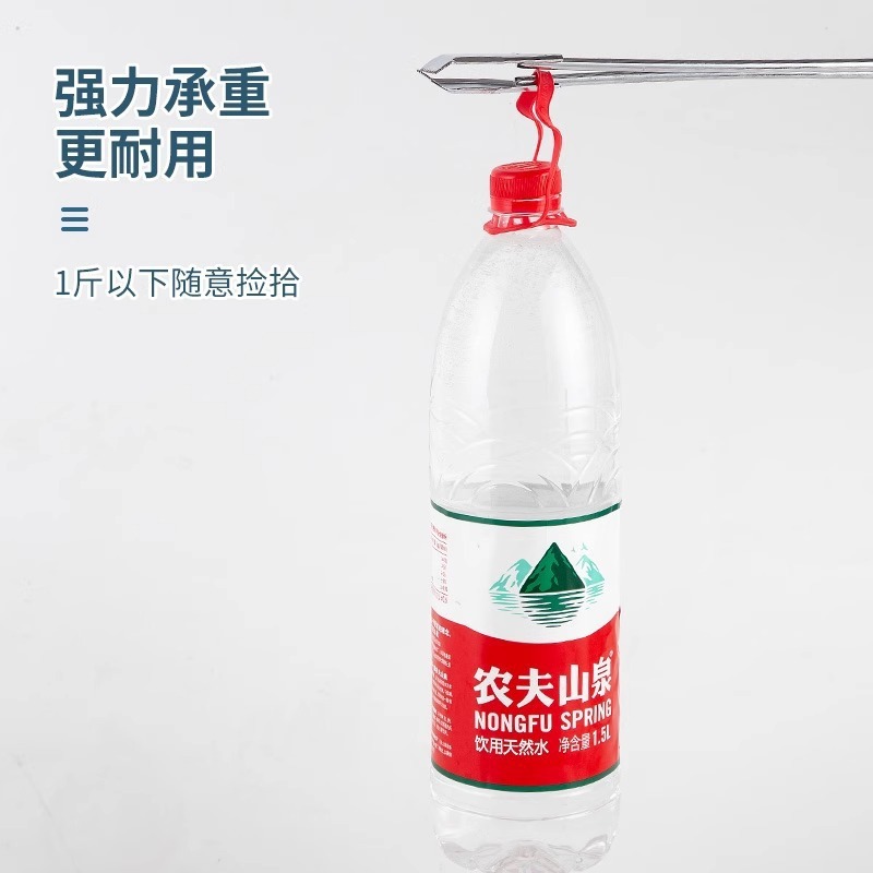 捡垃圾夹拾物器家用加长取物火钳碳夹子环卫工长柄不锈钢卫生钳子|undefined