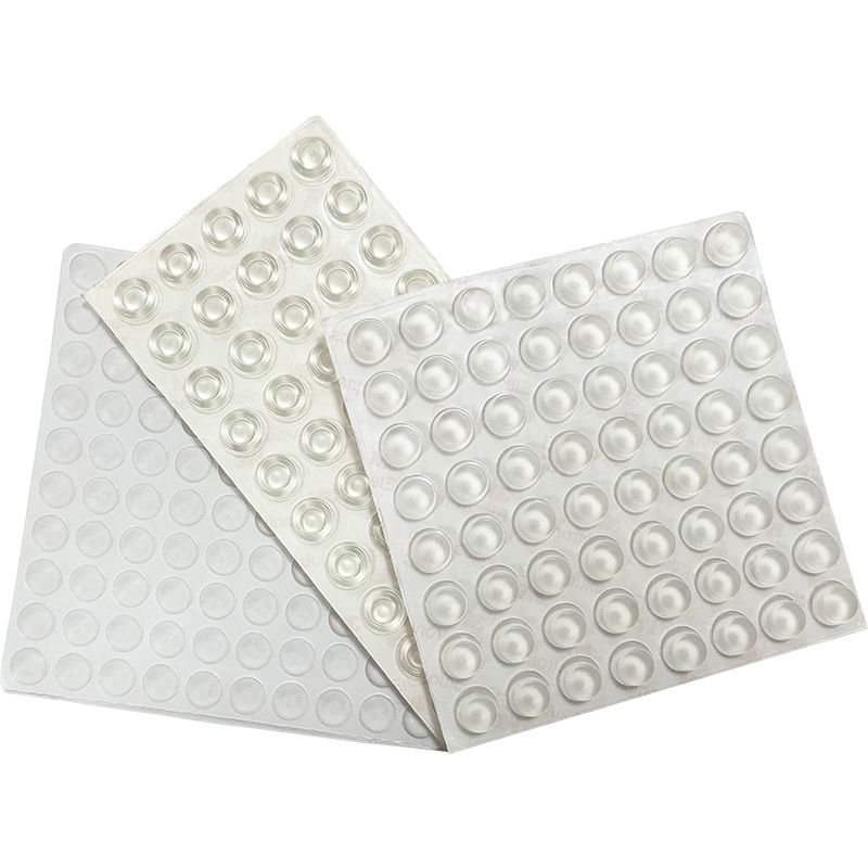 Almohadilla de goma silenciador de puerta de gabinete de silicona translúcida Almohadilla de goma de silicona anticolisión autoadhesiva antideslizante anticolisión de silicona anticolisión