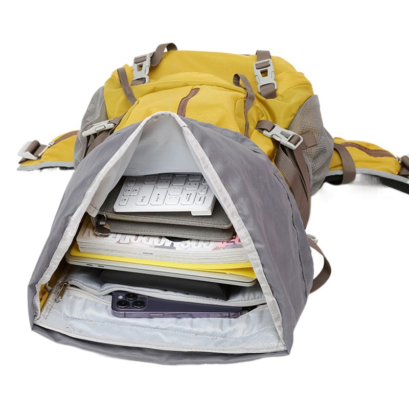 Mountaineering Bag 50L Large Capacity Suspension Mountaineering Bag Travel Outdoor Hiking Bag Cross-Country Camping Bag Light Equipment Wholesale