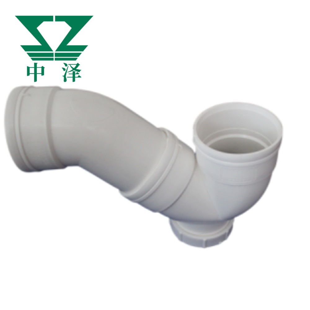 中泽 热熔承插式 HDPE静音排水管 抗冲击性好 管壁光滑 源头厂家