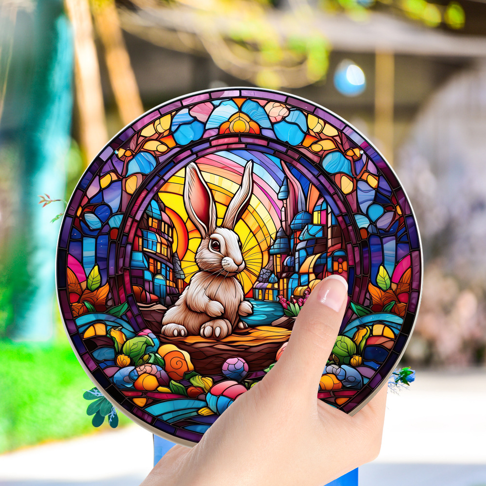 95g Weight pendant Home Textiles & Decor Type Acrylic Material Easter Festival Rabbit Pattern Casual, Elegant, Classical Style Easter Casual Elegant Classical Rabbit Arylic Party Supplies Decorations 104