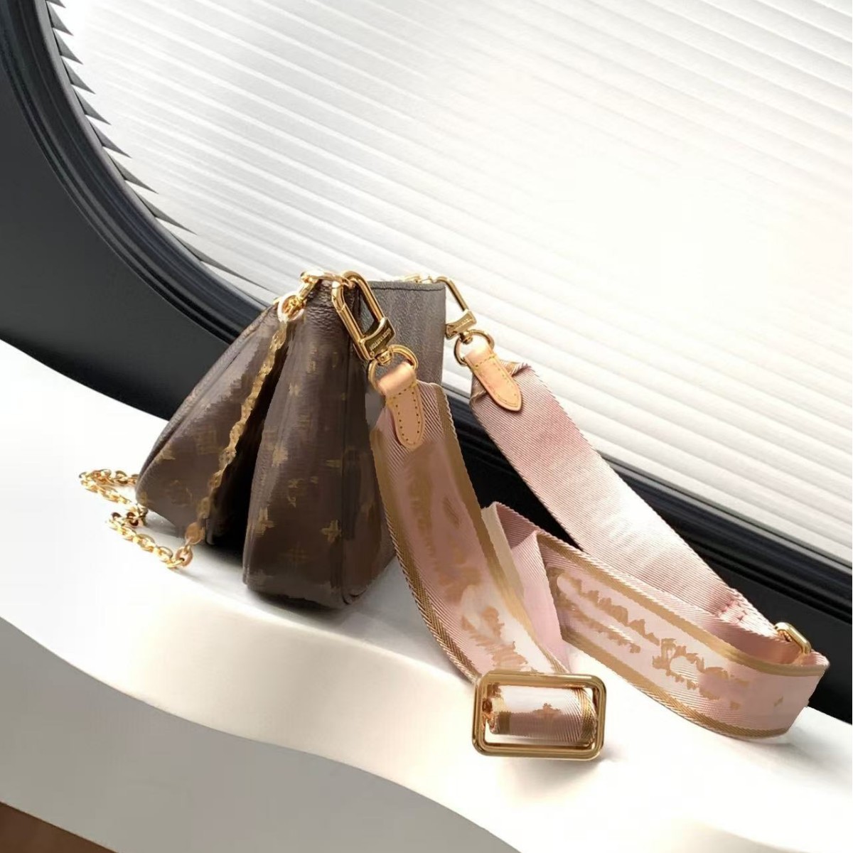 Reclutamiento de fábrica, moda, mahjong, bolso femenino, correa de hombro tres en uno, cadena de hombro, bolso pequeño, bolso de mensajero, bolso de axila presbiterio