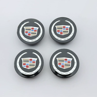 Ct6 Xt5 Xt6 Hub Car, Car logo - flat-style-black-background-with-black-color-label-four-wheat-ears-67mm
