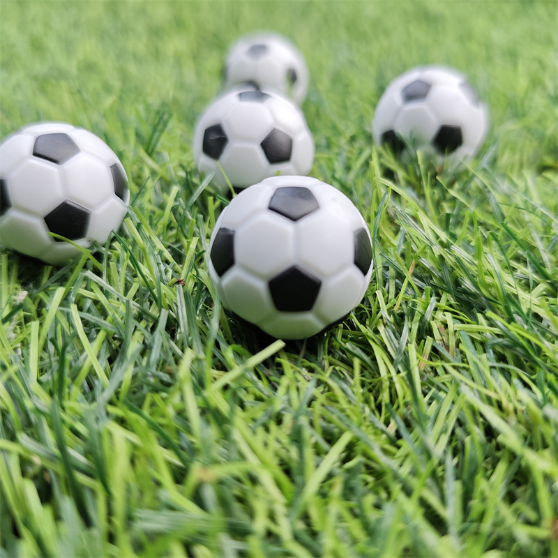 23mm Table Football Small Ball Desktop Finger Black and White Football Machine Accessories Double Battle Educational Plastic Toy