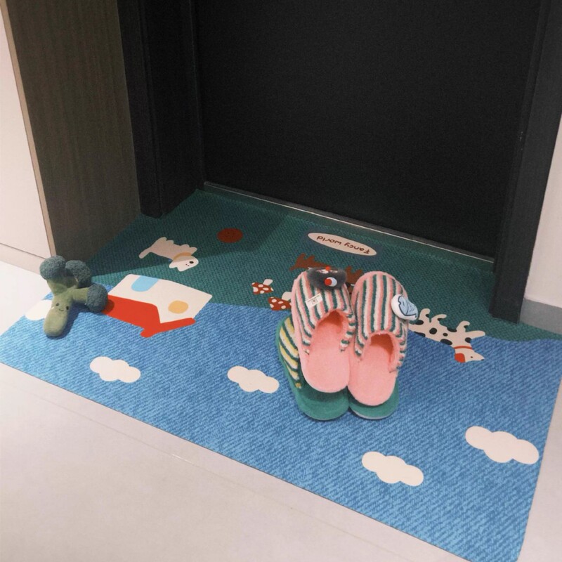 Fresh and Simple Home Bathroom Non-Slip Mat, Anti-Fall Floor Mat, Special Absorbent Foot Mat for Bathing, Quick-Dry Soft Diatomaceous Earth Floor Mat