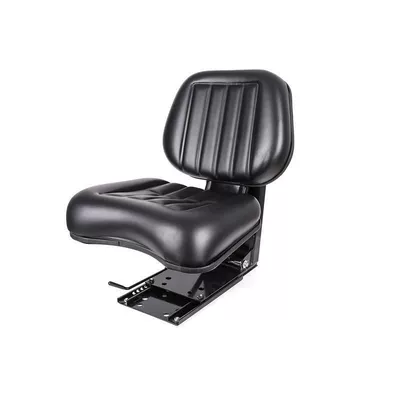 Tractor shock-absorbing universal seat, tractor and combine harvester universal suspension shock-absorbing seat, agricultural machinery single-person seat (Other vehicle seats) - black-1