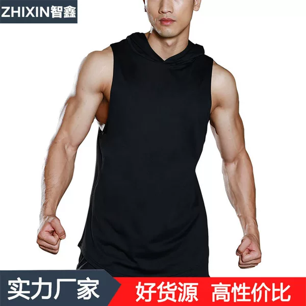 Sports vest men's summer quick-drying loose waistcoat basketball fitness vest muscle dog Europe and the United States