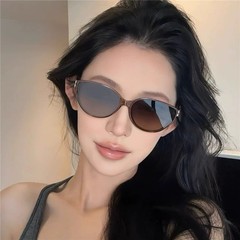 2025新款猫眼框高品质女士太阳镜小红书抖音遮阳墨镜防紫外线显瘦