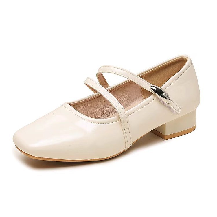 Zapatos franceses de estilo mary-zhen 2026 primavera nueva moda ropa exterior de hadas con falda ligera zapatos de tacón alto