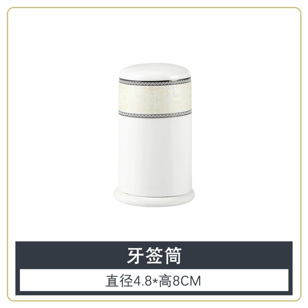 【Silver edge warm geometry】Toothpick barrel