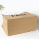 Longitudinal Kraft paper tote bag composite coated non-woven bag large capacity clothing shoes shopping bag wholesale