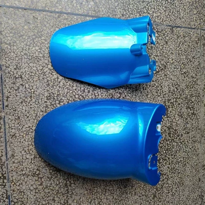 Turtle King" front wheel mudguard, "Little, Electric vehicle fender - ice-blue-little-turtle-king-front-mudguard