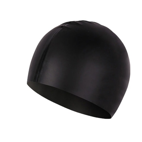 Pure Color Silicone Waterproof Swim Cap for Men and Women Ear Protection Swim Cap Adult Comfort Diving Hat Swim Accessories Logo Printing Available