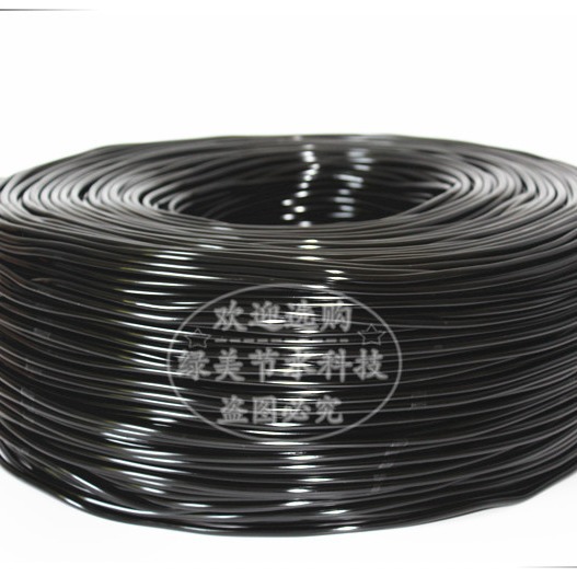 Nuevo material PVC3 / 5 conexión de tubo capilar negro flecha de goteo recto conjunto de riego por goteo en maceta diámetro interno 3mm diámetro externo 5mm image 5